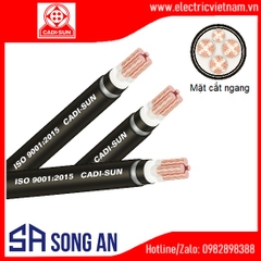 Cáp ngầm (3+1) lõi Cu/XLPE/PVC/DSTA/PVC 4-25mm2