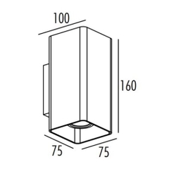 Đèn gắn tường ngoài trời LED NBL2851/2581-6