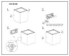 Đèn gắn tường ngoài trời NBL2541/2541-6 Nanoco