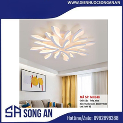 Đèn mâm LED hình hoa / cánh lá (đèn mâm LED ốp trần nghệ thuật)