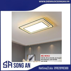 Đèn LED ốp trần trang trí (đèn mâm LED ốp trần hình chữ nhật)