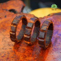 Vòng Hoàng Đàn Tuyết - Đen Mật Chìm Thấu Quang 18x18