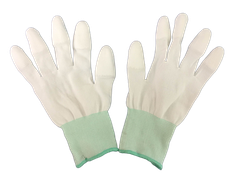 Găng Tay Pu Trắng Phủ Ngón Size M