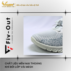 Giày thể thao FIV OUT BYS03 FV08 green and white sneakers