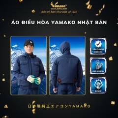 Bộ Áo điều hoà Yamako Nhật Bản Super Pro 17V - 30.000MAH màu XANH THAN