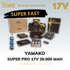 Bộ Áo điều hoà Yamako Nhật Bản Super Pro 17V - 30.000MAH màu BE VÀNG