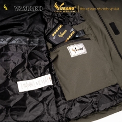 Áo sưởi Ấm Super Heating Yamako 9 vùng sưởi nhiệt giảm đau nhức vai gáy màu RÊU
