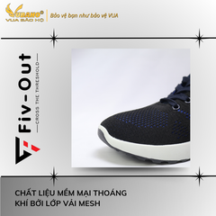Giày thể thao Fiv Out 9308 FV03 Blue Black Sneakers