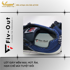 Giày thể thao Fiv Out 9308 FV03 Blue Black Sneakers