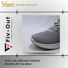Giày  thể thao siêu nhẹ FIV OUT G2211 FV11 Super light gray sneakers