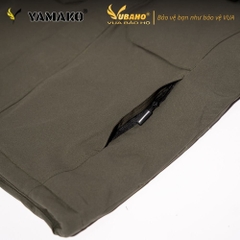 Áo sưởi Ấm Super Heating Yamako 9 vùng sưởi nhiệt giảm đau nhức vai gáy màu RÊU