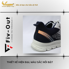 Giày  thể thao FIV OUT BYS03 FV09 sneakers with breathable soft sole in dark