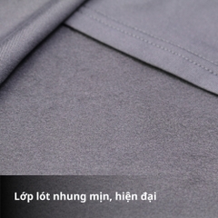 Áo giữ nhiệt lót nhung mịn cao cổ 3 phân Fiv Out màu XANH THAN