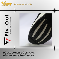 Giày thể thao siêu nhẹ FIV OUT G2211 FV10 Super light black