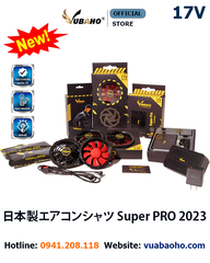 Bộ dây sạc pin, quạt - Phụ kiện Áo điều hoà Yamako Nhật Bản Super Pro 17V - 30.000MAH