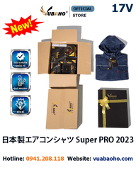 Bộ Áo điều hoà Yamako Nhật Bản Super Pro 17V - 30.000MAH màu XANH THAN