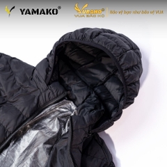 Áo Sưởi ấm YAMAKO Nhật Bản 7 vùng sưởi ấm Siêu Nhẹ Super Gentle màu Đen