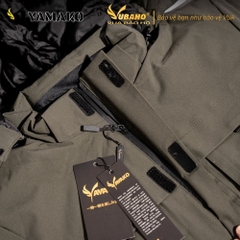 Áo sưởi Ấm Super Heating Yamako 9 vùng sưởi nhiệt giảm đau nhức vai gáy màu RÊU