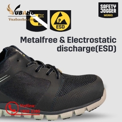 Giày bảo hộ siêu nhẹ Jogger Ligero S1P ESD SRC