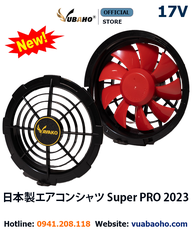 Phụ kiện áo điều hoà - Pin Áo điều hoà Yamako Nhật Bản  Super Pro 17V - 30.000MAH