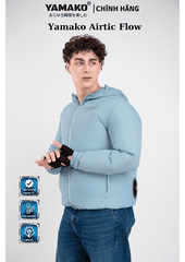 BỘ ÁO ĐIỀU HÒA YAMAKO HERO LIGHT 18V - 20.000 MAH - AIRTIC FLOW