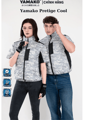 BỘ ÁO ĐIỀU HÒA NGẮN TAY YAMAKO HERO LIGHT 18V - 20.000 MAH - PRETIGE COOL