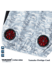 BỘ ÁO ĐIỀU HÒA NGẮN TAY YAMAKO HERO LIGHT 18V - 20.000 MAH - PRETIGE COOL