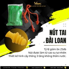 Nút bịt tai chống ồn có dây Đài Loan dùng nhiều lần