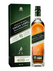 Rượu whisky pha trộn Scotland Johnnie Walker Green Label Green Label Pure Malt 15 năm