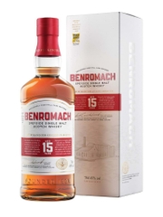 Rượu whisky đơn Scotland Benromach 15 năm