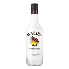 Rượu rum hương dừa Canada Malibu Caribbean Rum With Coconut Liqueur Original