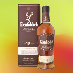 Rượu whisky đơn Scotland Glenfiddich Small Batch Reserved 18 năm
