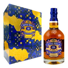 Hộp quà tặng rượu whisky pha trộn Scotland Chivas Regal 18 năm Gold Signature F22 / K32B