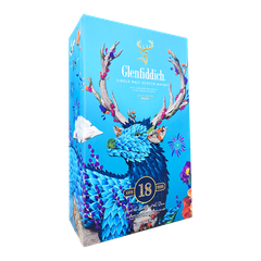 Hộp rượu whisky đơn Scotland Glenfiddich 18 năm
