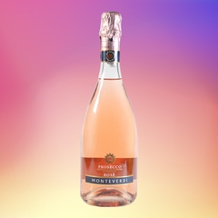 Rượu vang hồng sủi bọt Ý Monteverdi Prosecco Rose Brut