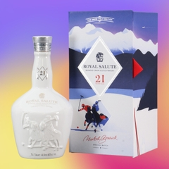 Rượu whisky pha trộn Scotland Royal Salute The Snow Polo Edition 21 năm