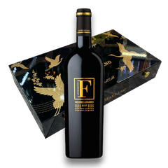 Rượu vang đỏ Ý F Negroamaro - Gold Limited hộp quà tặng sơn mài 6 chai
