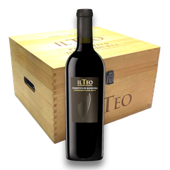 Rượu vang đỏ Ý IL TEO Primitivo Di Manduria 2016 hộp quà tặng gỗ 6 chai / GCT1