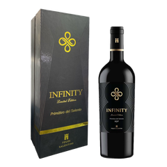 Rượu vang đỏ Ý Infinity Limited Edition Primitivo Del Salento hộp quà tặng FXX