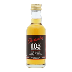 Rượu whisky đơn Scotland Glenfarclas 105 Cask Strength mini