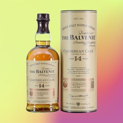 Rượu whisky đơn Scotland The Balvenie Caribbean Cask 14 năm