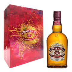 Rượu whisky pha trộn Scotland Chivas Regal 12 năm - hộp quà tặng F21 / K32B