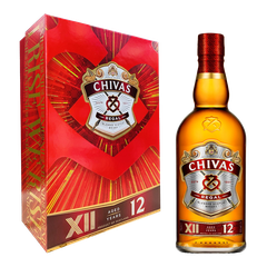 Rượu whisky pha trộn Scotland Chivas Regal 12 năm hộp quà tặng F24 / K32C