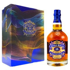 Rượu whisky pha trộn Scotland Chivas Regal 18 năm Gold Signature - hộp quà tặng F19