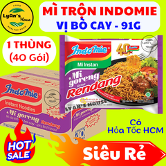Thùng 40 GÓI- Mì trộn INDOMIE Vị BÒ CAY