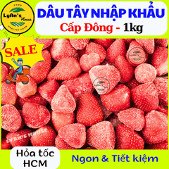 1Kg DÂU TÂY ĐÔNG LẠNH nhập khẩu