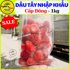 1Kg DÂU TÂY ĐÔNG LẠNH nhập khẩu