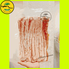 Ba rọi xông khói / Ba chỉ heo 500g Bacon LC Foods
