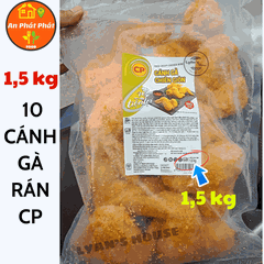 Cánh gà chiên giòn CP 1,5kg 10 Cánh
