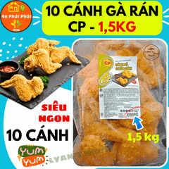 Cánh gà chiên giòn CP 1,5kg 10 Cánh